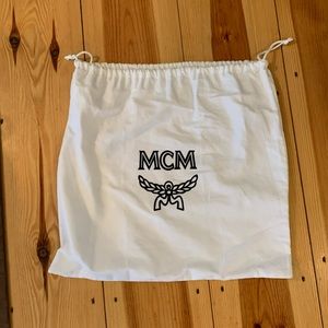 Authentic large MCM drawstring bag